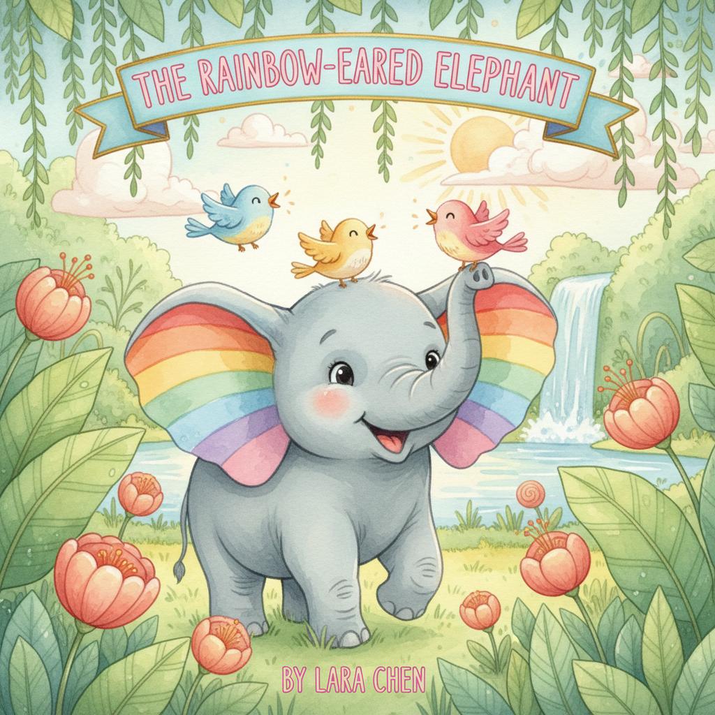 The Rainbow Elephant book cover