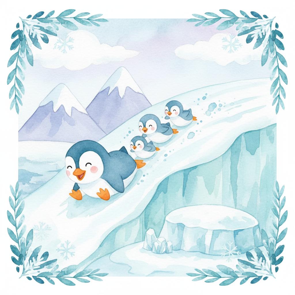 Penguin's Slide Adventure book