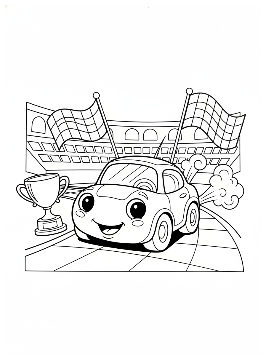 Car coloring pages