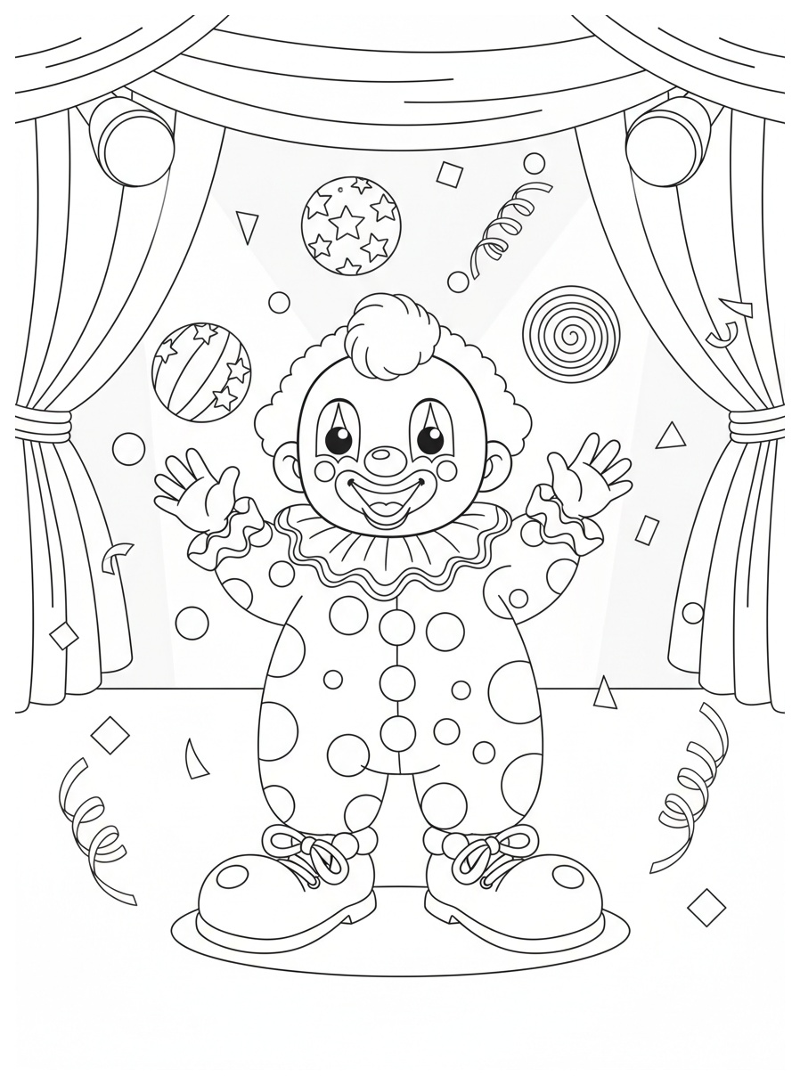 Circus coloring pages
