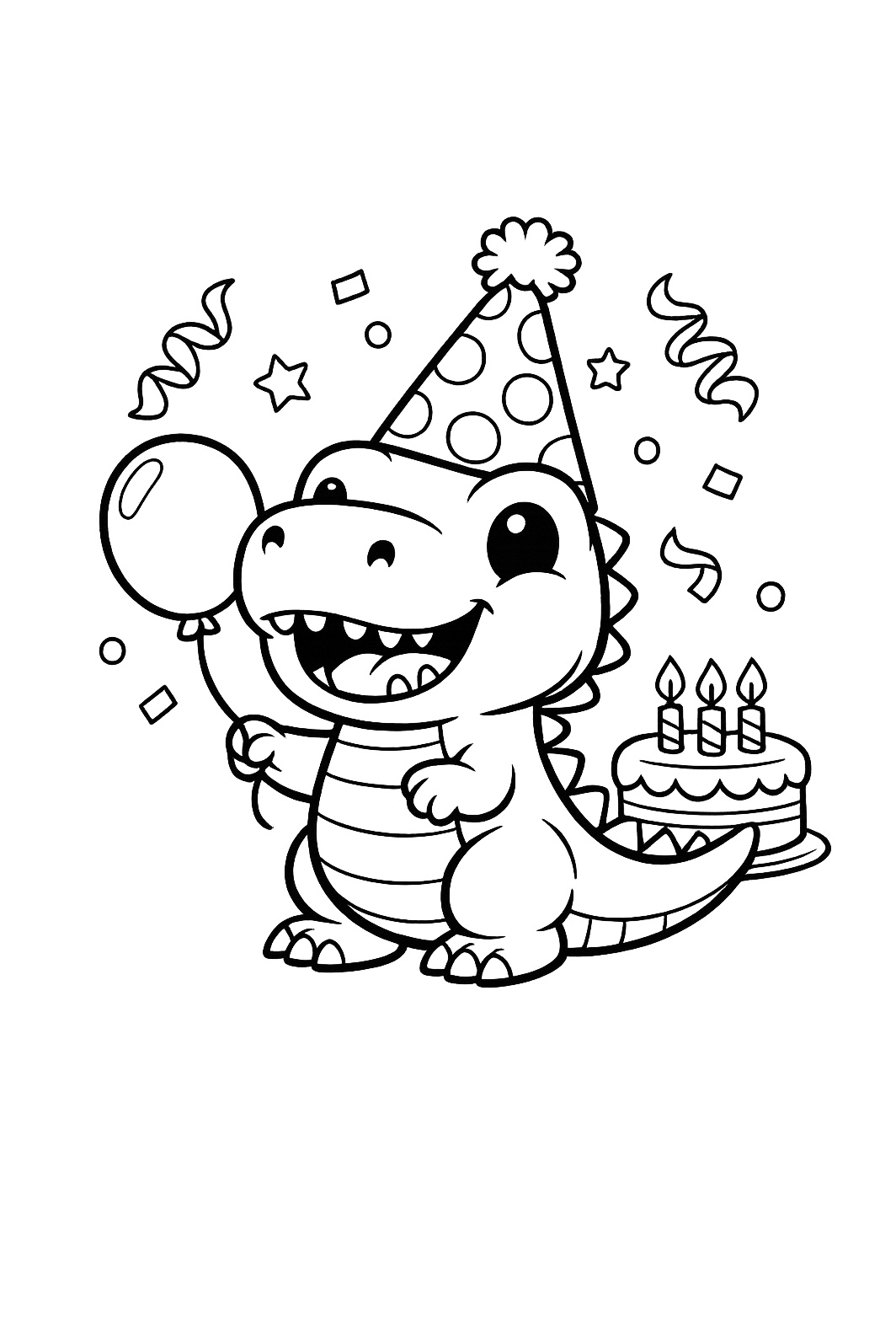 Dinosaur coloring pages
