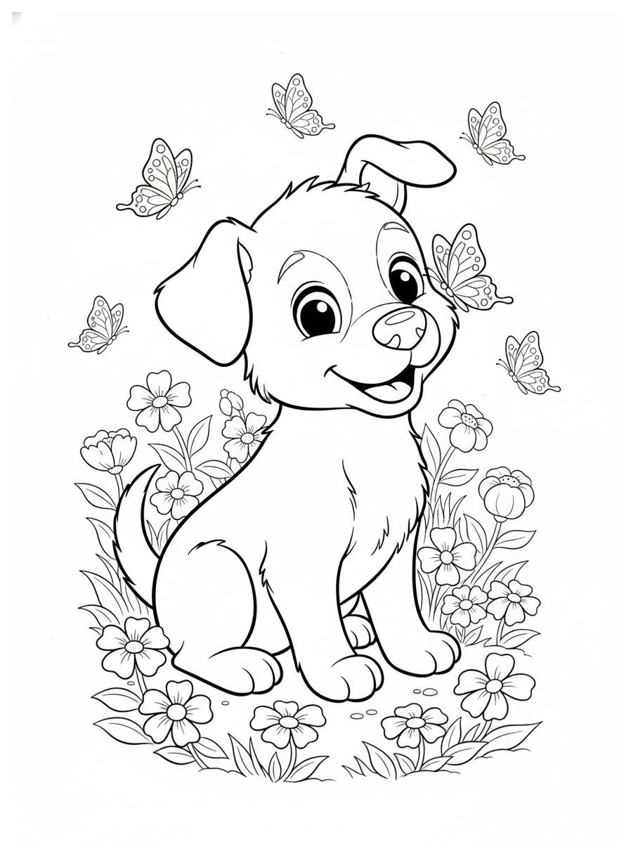 Dog coloring pages