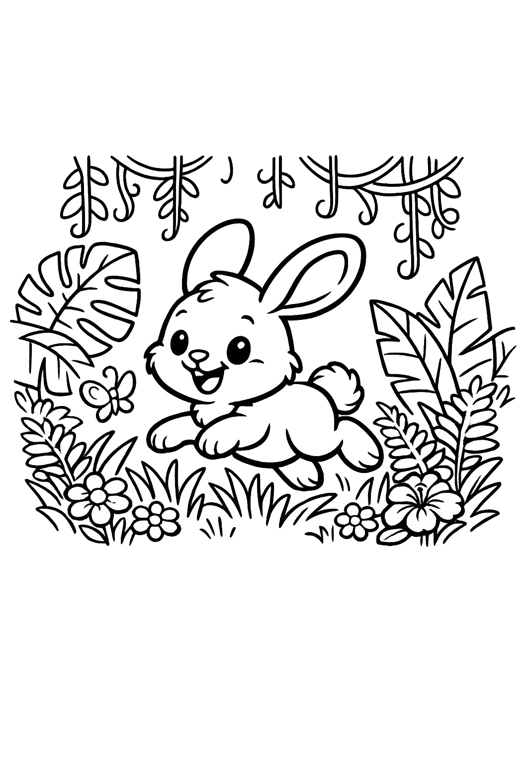 Rabbit coloring pages